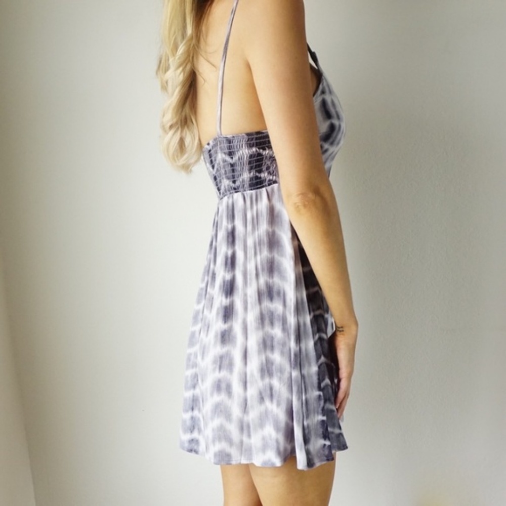 -Tie Dye Babydoll Dress- - Picture 4 of 4